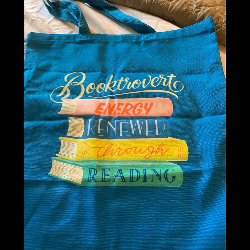 Booktrovert tote NWOT